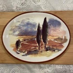 William Sonoma Oval Plate.